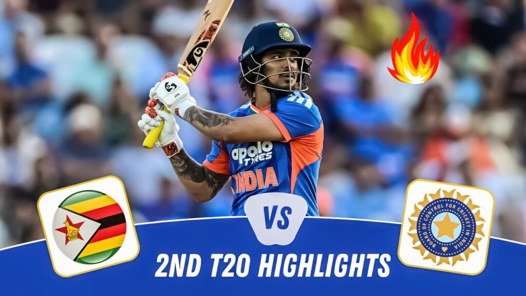 ZIM vs IND 2nd T20I